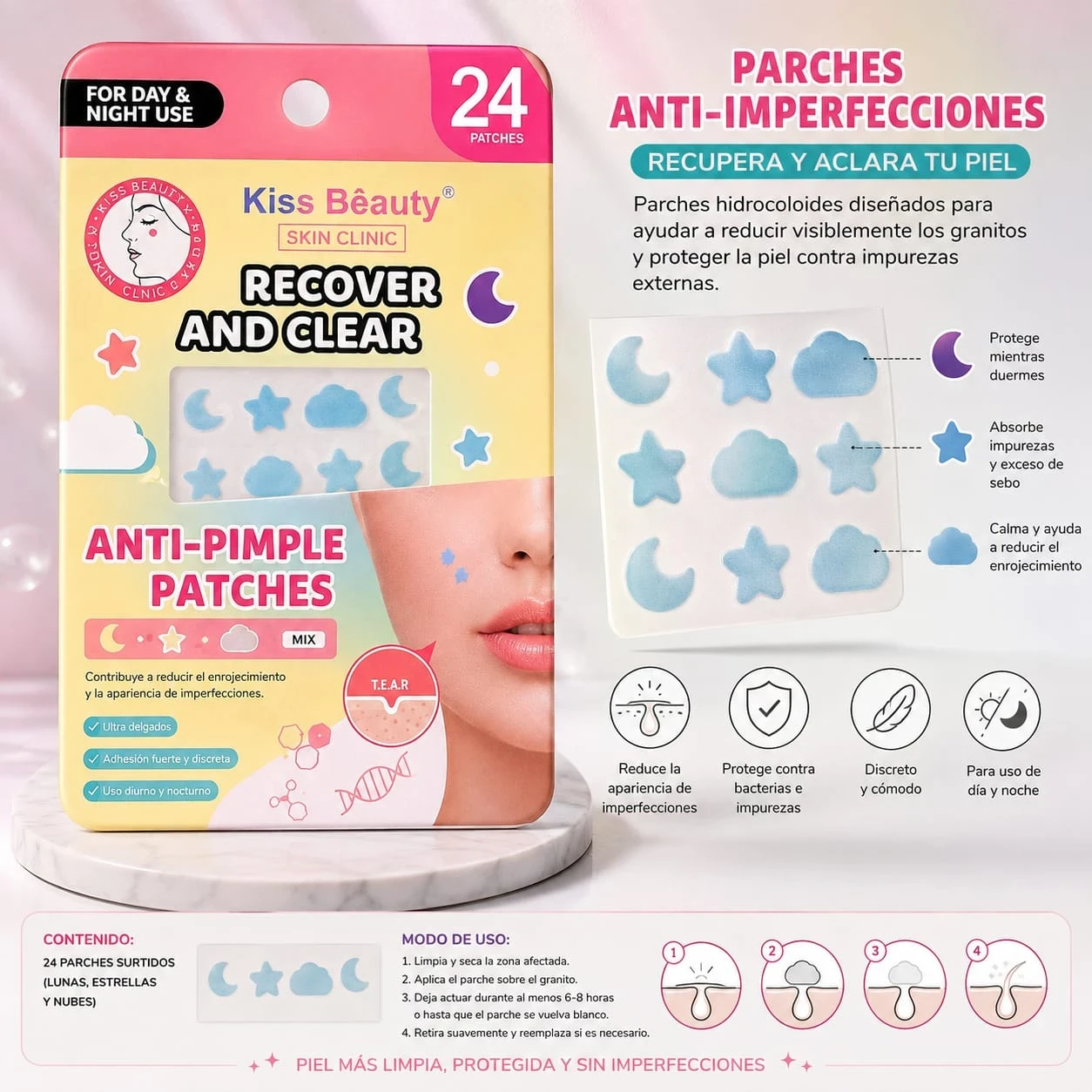 kiss beauty parches para granitos