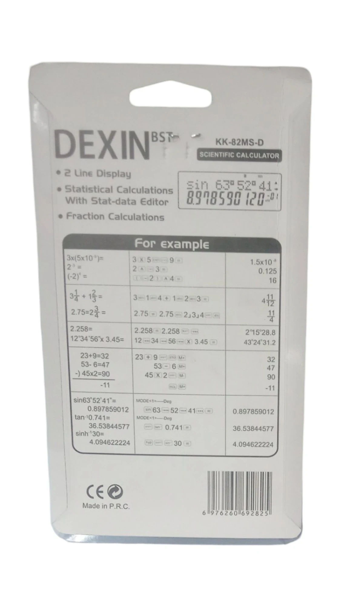 Calculadora científica kl-82ms-d 2