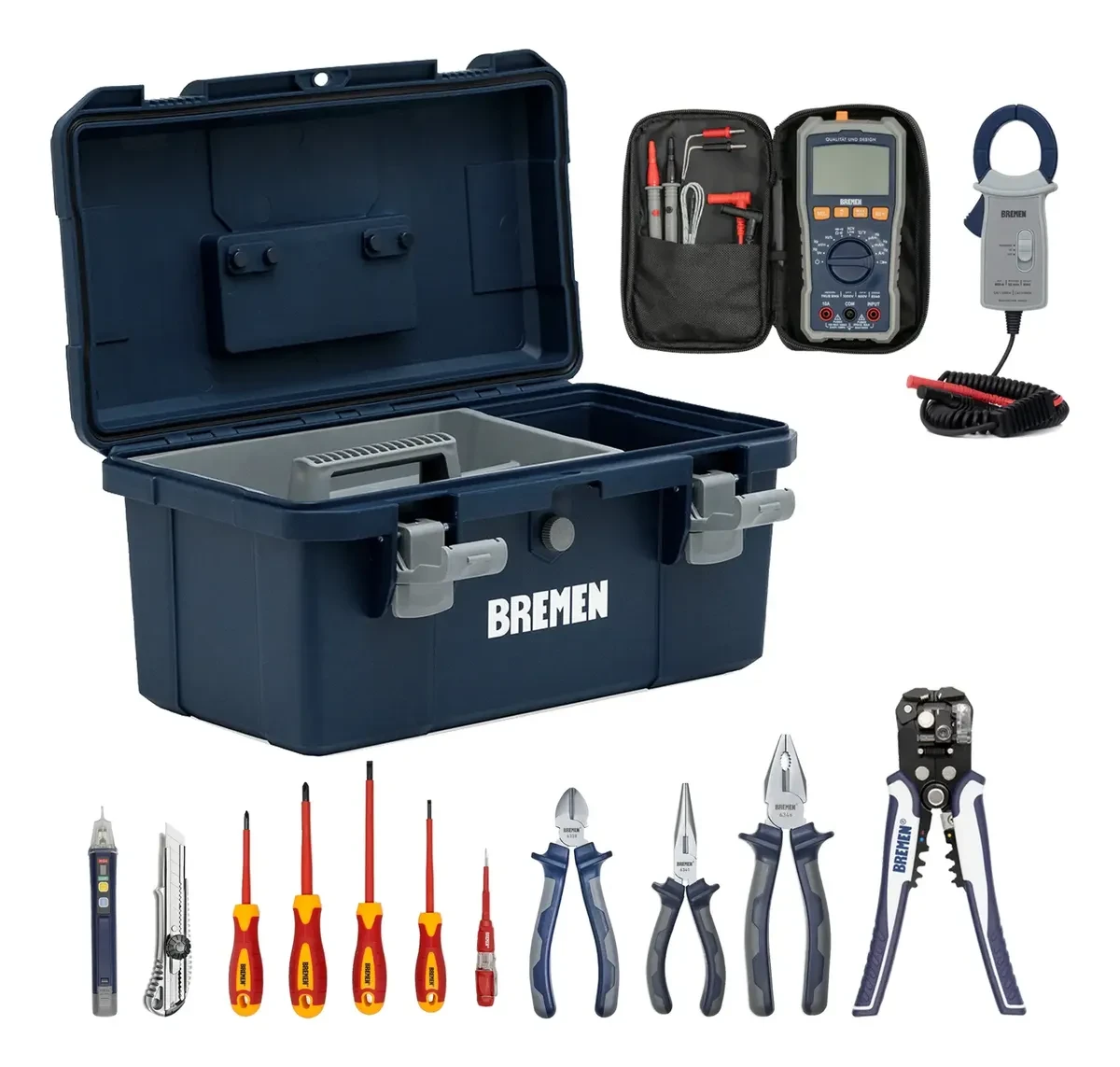 Set Caja Herramientas 18 Bremen Electricista N2 - 14pz  2