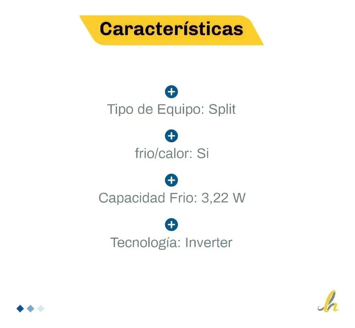 AIRE ACONDICIONADO SPLIT ELECTRA 3600W INVERTER  FRIO/CALOR  2
