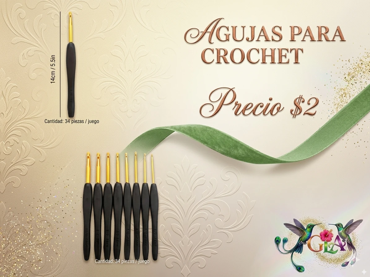Aguhaq de crochet 