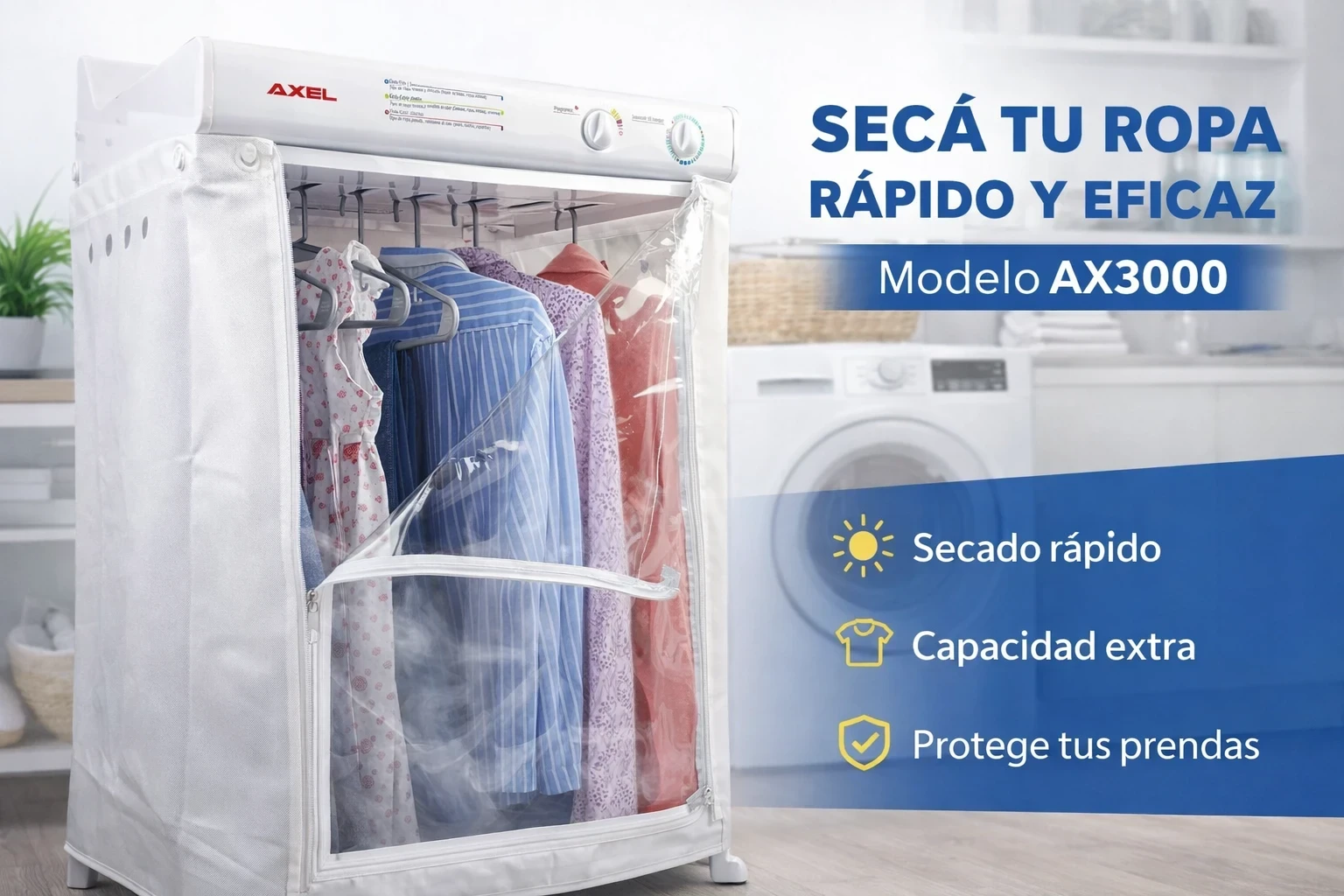 Secarropas Axel Ax3000
