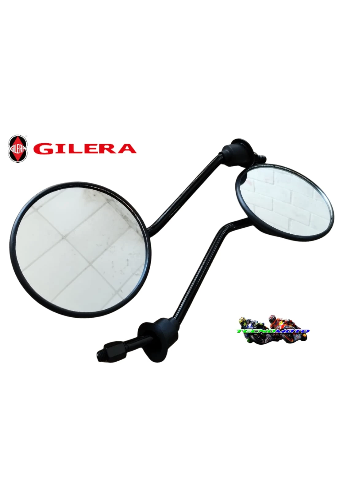 ESPEJO GILERA 110 SMASH REDONDO -JUEGO  [GILERA] -46817