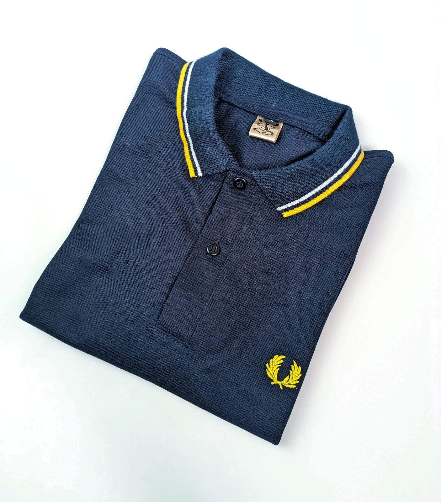 Polo para hombre azul oscura 