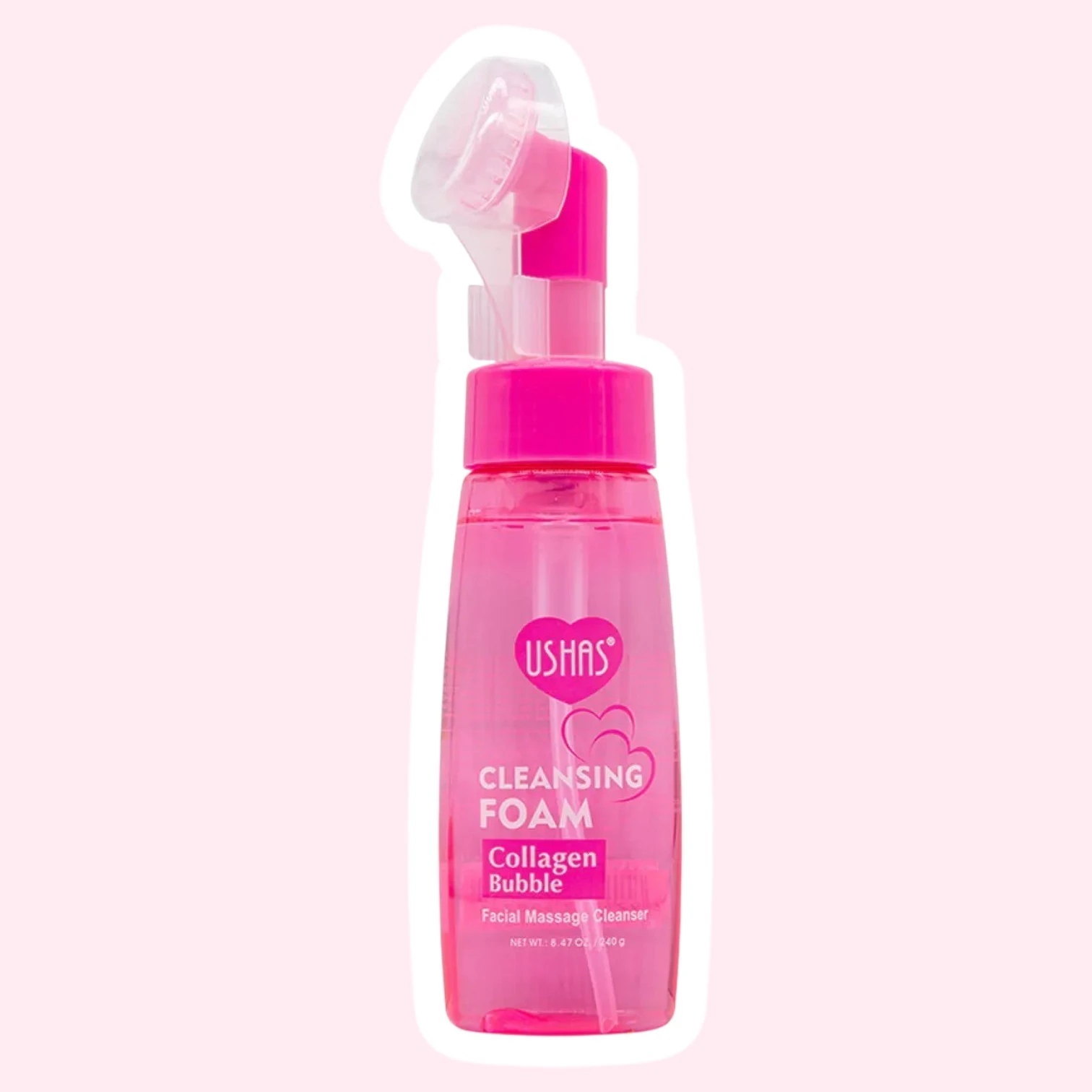 Espuma Limpiadora Facial 240ml Collagen Bubble Ushas