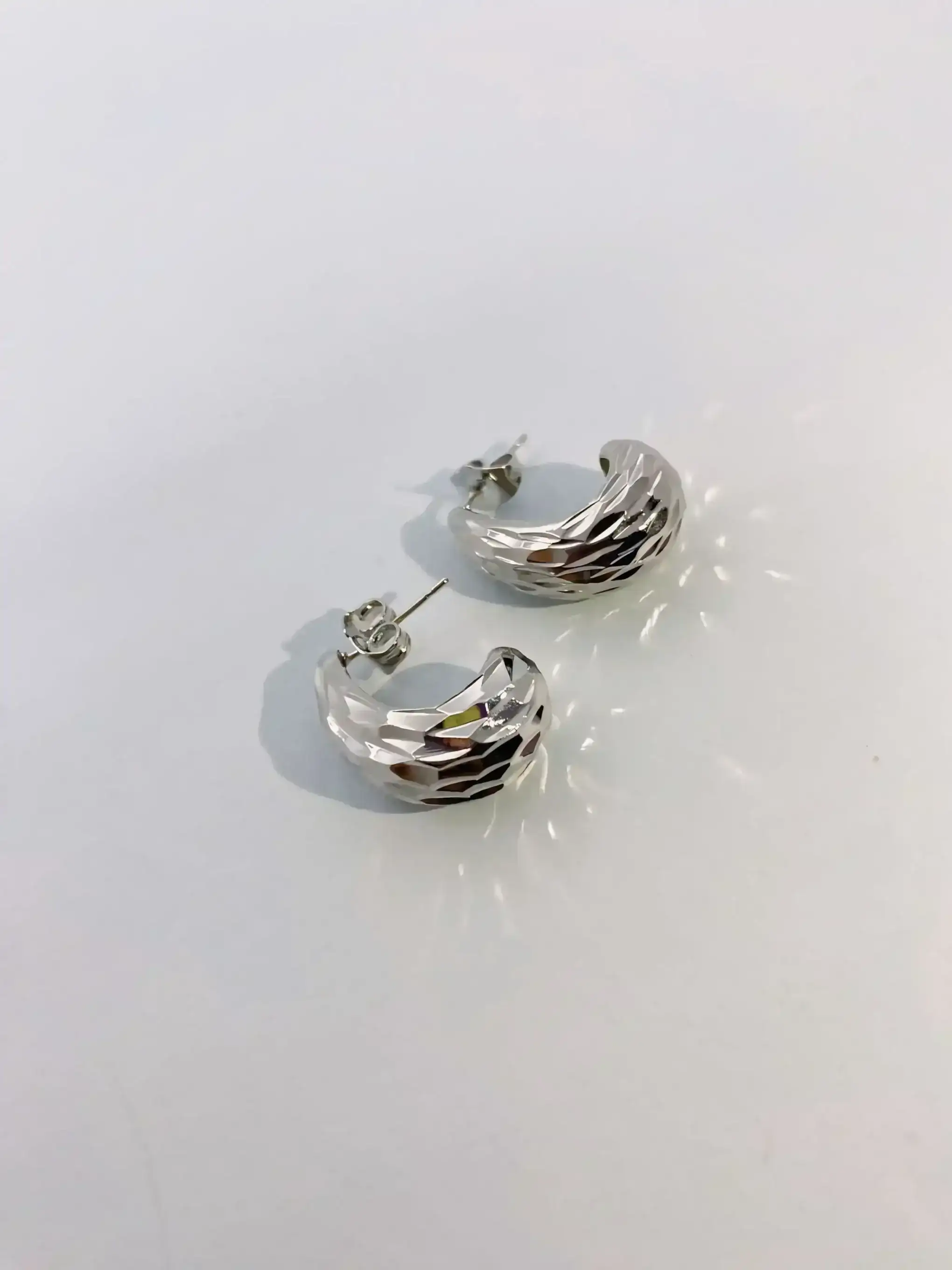 Arete gota espejo 