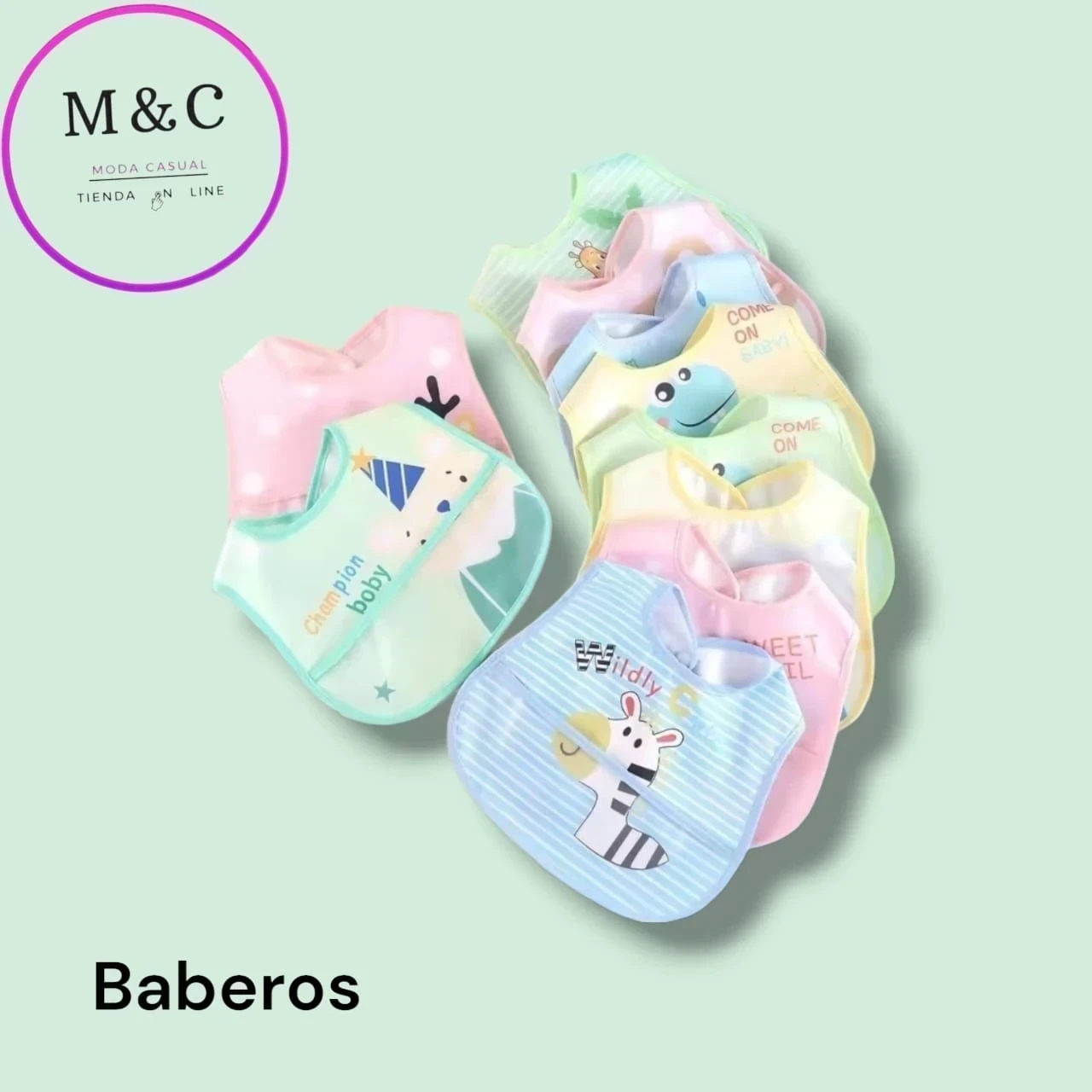 Baberos plastificados 