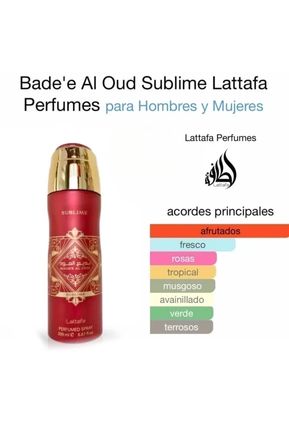 Spray body sublime 200 ml  x☺️💕🌺
