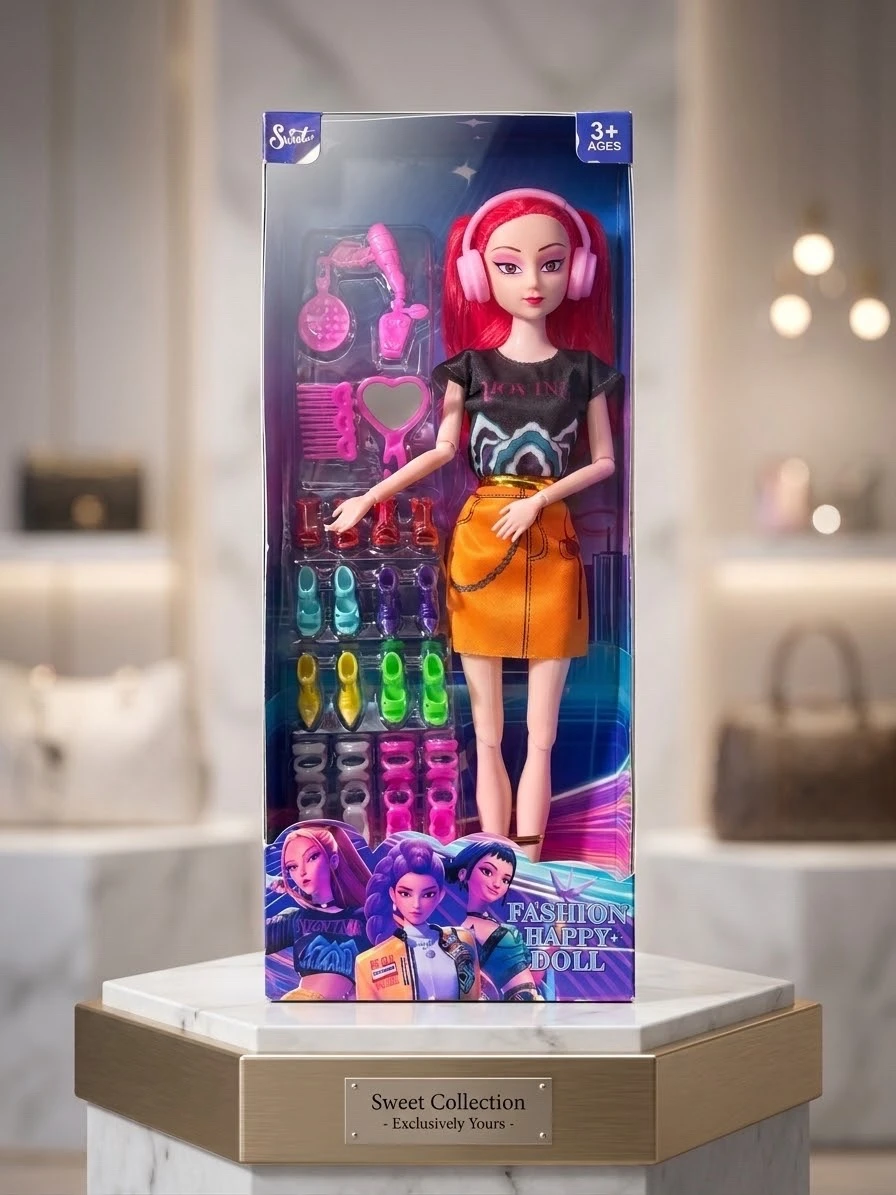 MUÑECA ARTICULADA KPOP CON ACCESORIOS  2