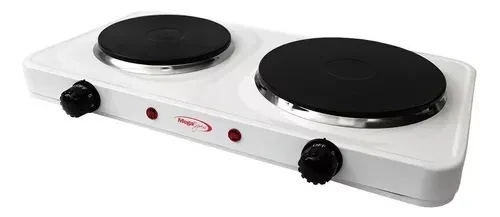 Anafe Eléctrico MEGA EXPRESS 2 Hornalla Blanco