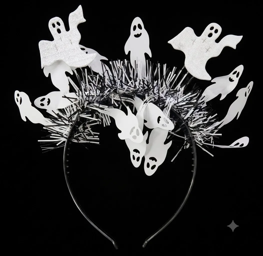 Vincha antena Halloween fantasma/calabaza/calavera/murcielago/araña  4