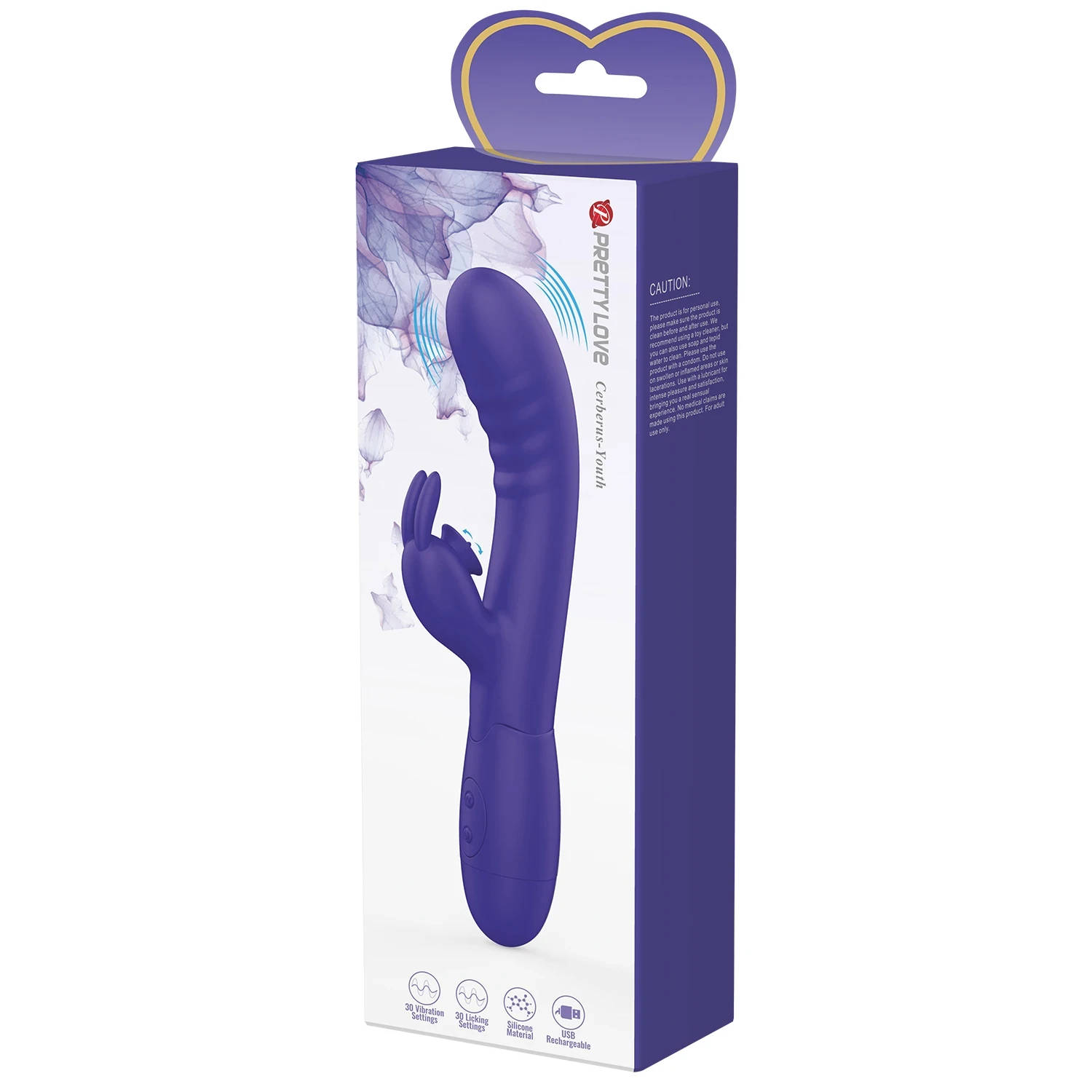 Vibrador con estimulador de clitoris, con 30 funciones 2