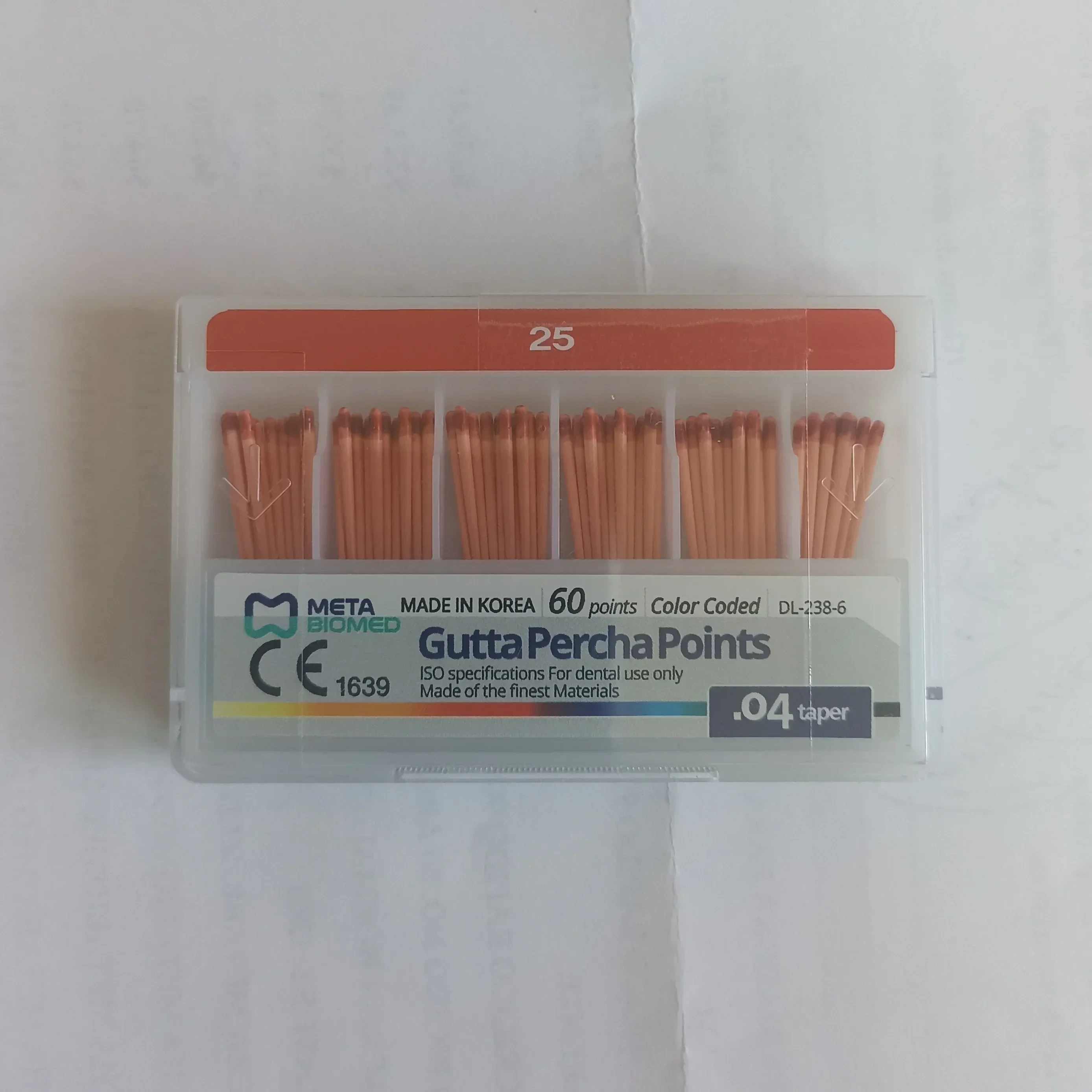 GUTTAPERCHA METABIONED 25 E&Q PLIS .04