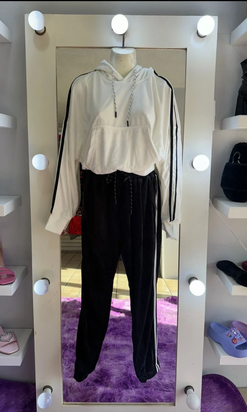 Mod. 401 Pants Blanco/Negro Roosevelt