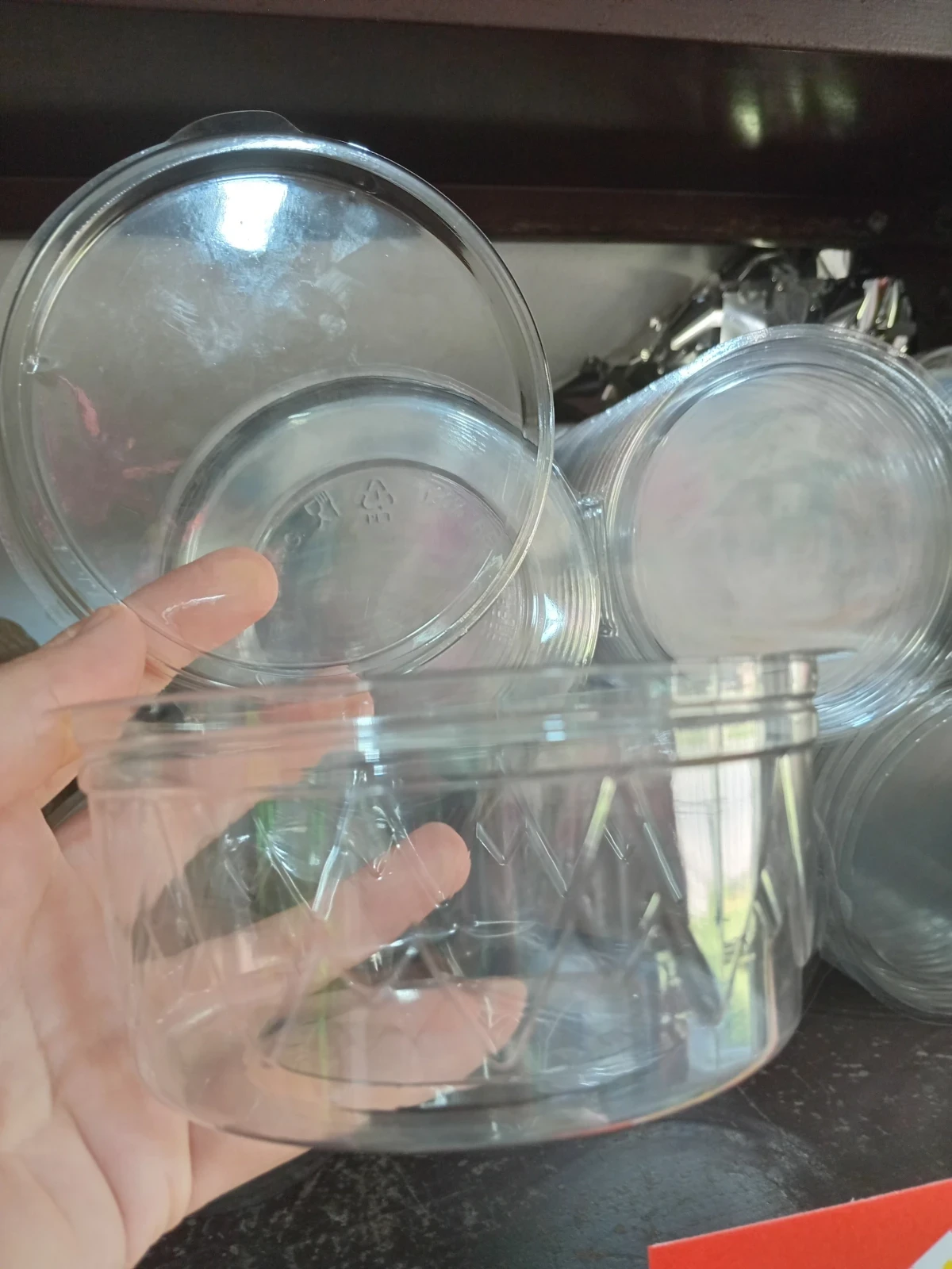 Pote bisagra para postres mediano x10