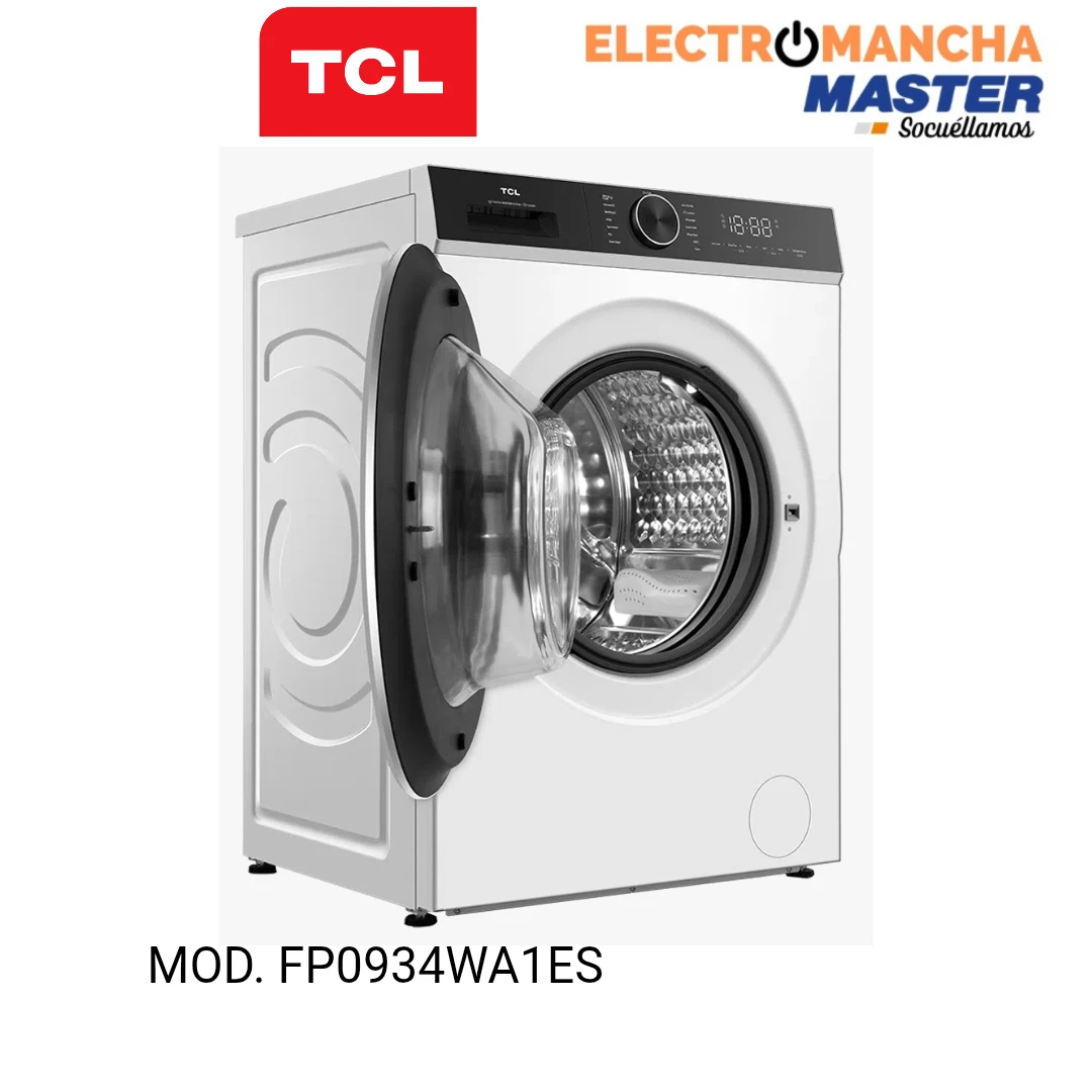 LAVADORA TCL FP0934WA1ES 9 KG. 1400 RPM. CLASE A  6