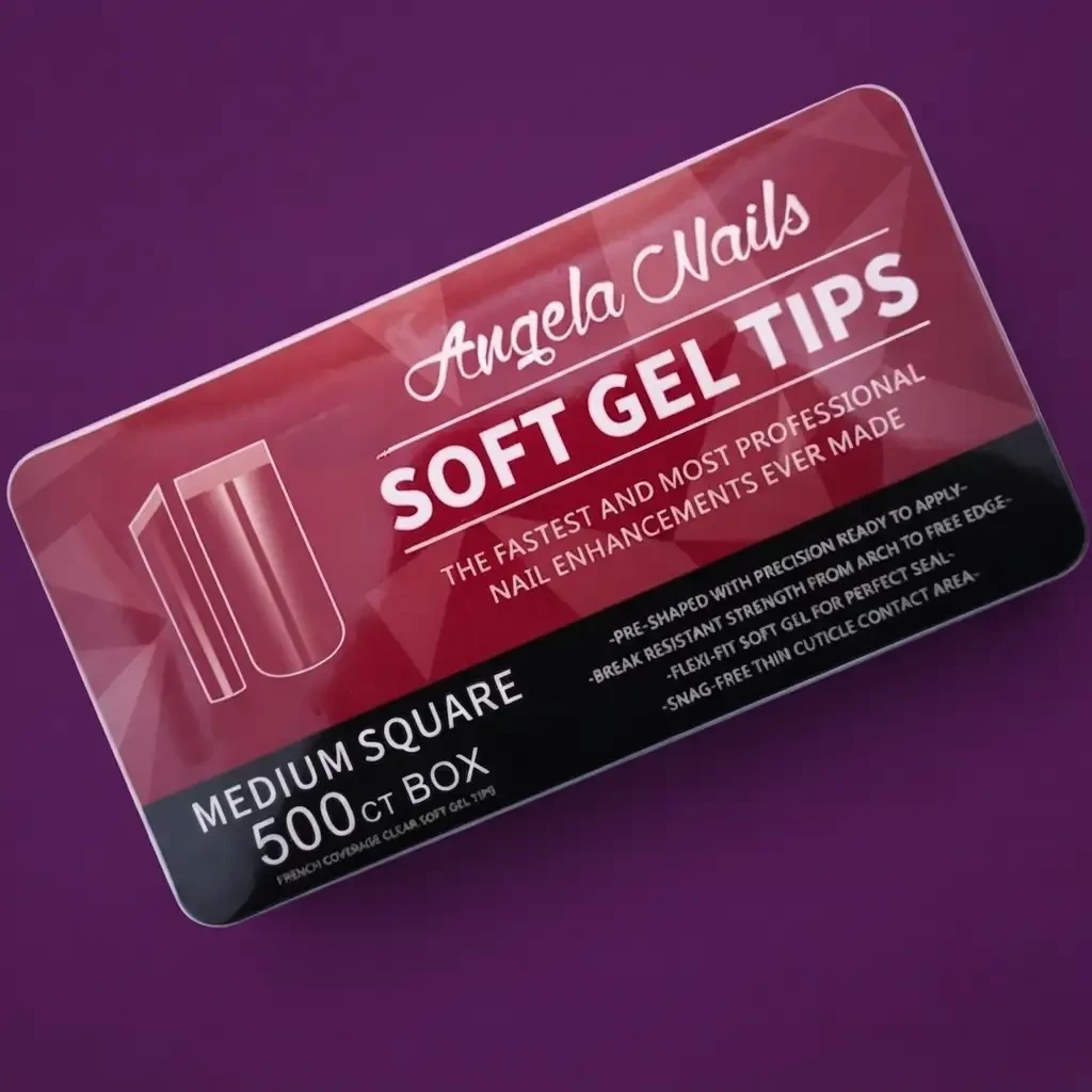 Extensiones para Uñas Soft Medium Square 500 Box