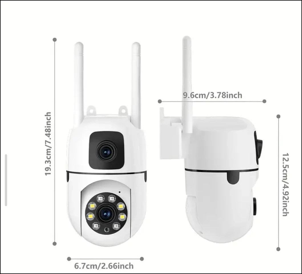 Cámara wifi doble lente  3