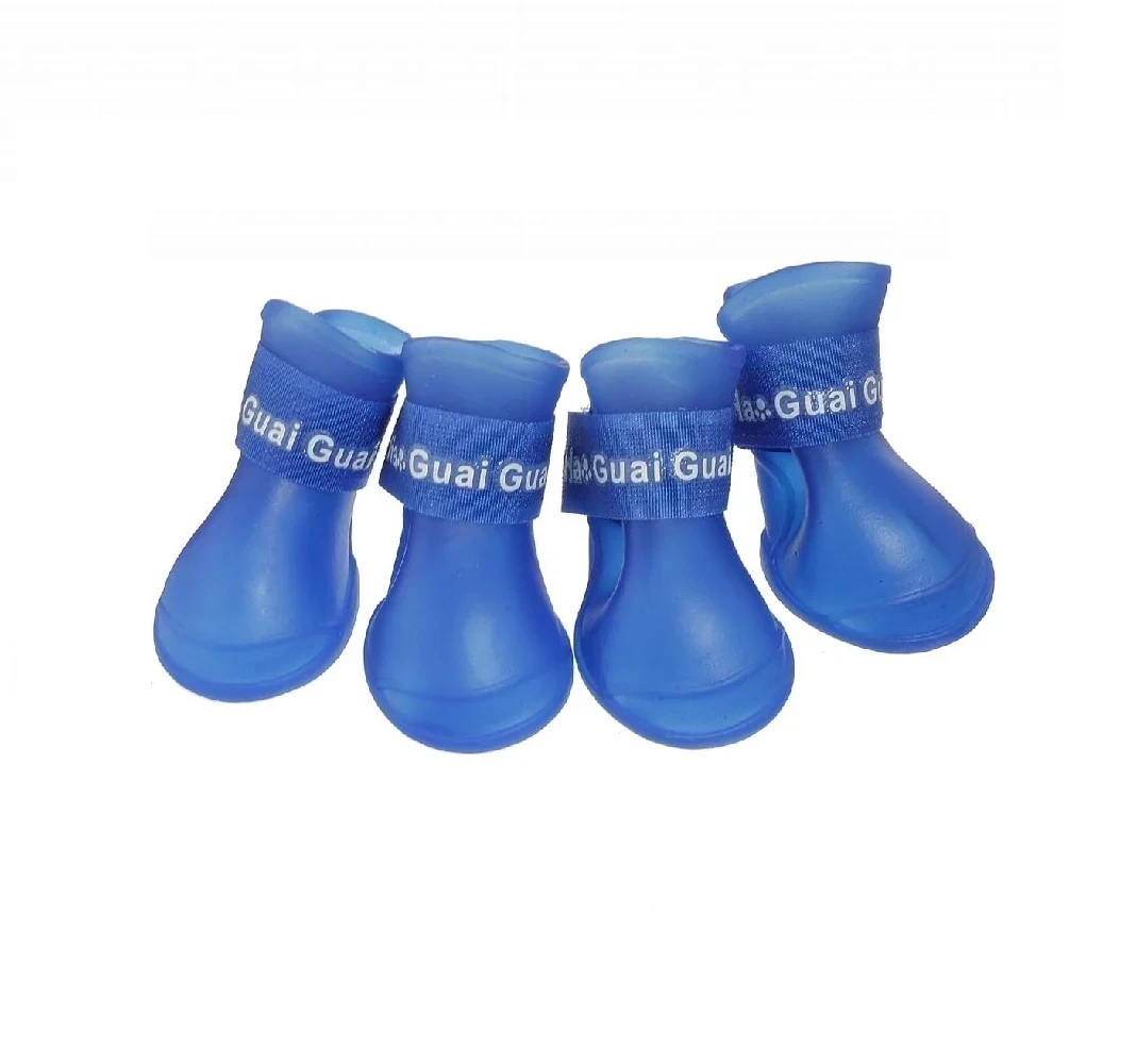 Zapatos de silicona azul