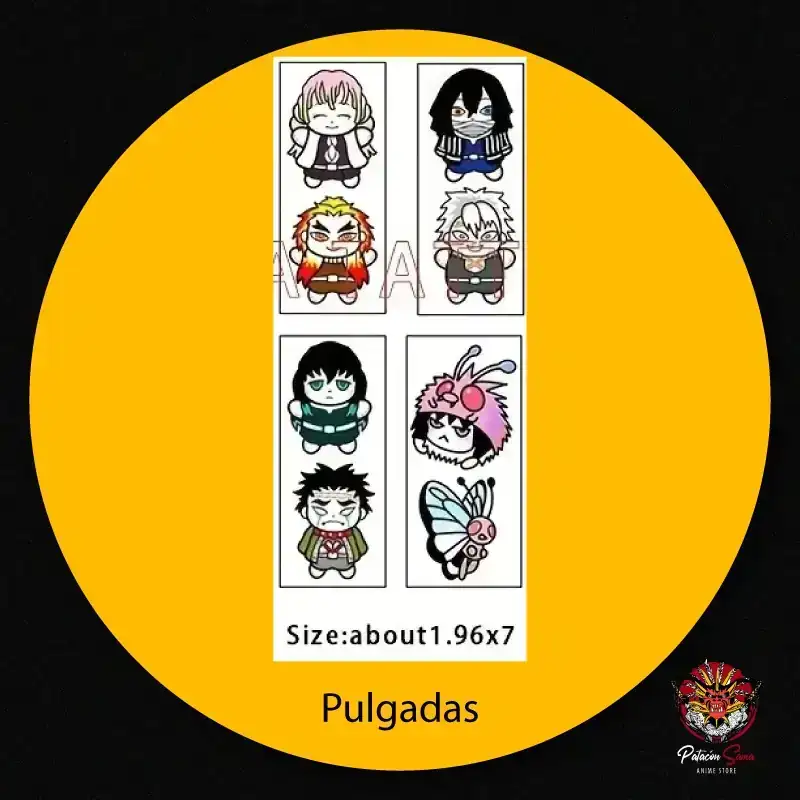 Tatuajes temporales - Kimetsu no yaiba  3