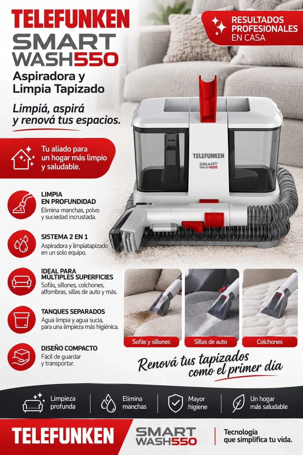 Smart Wash 550 lim/asp
