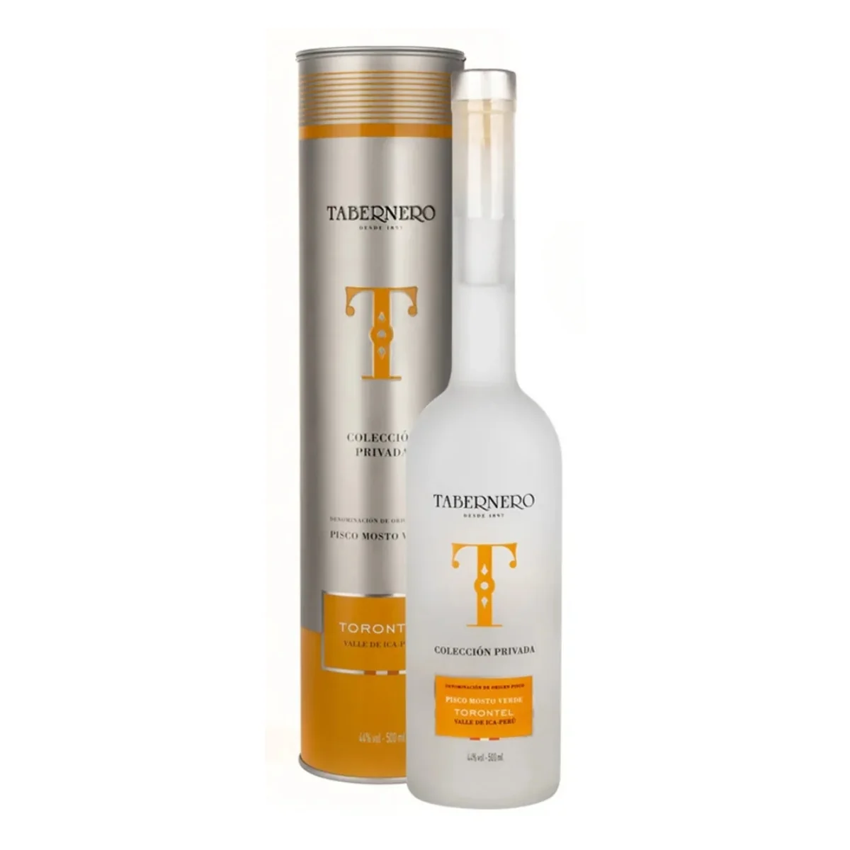 PISCO MOSTO VERDE TORONTEL TABERNERO 500ML TUBULAR