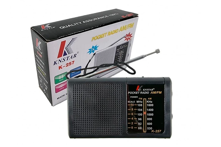 RADIO AM / FM KNSTAR MODELO K-257 (CS)