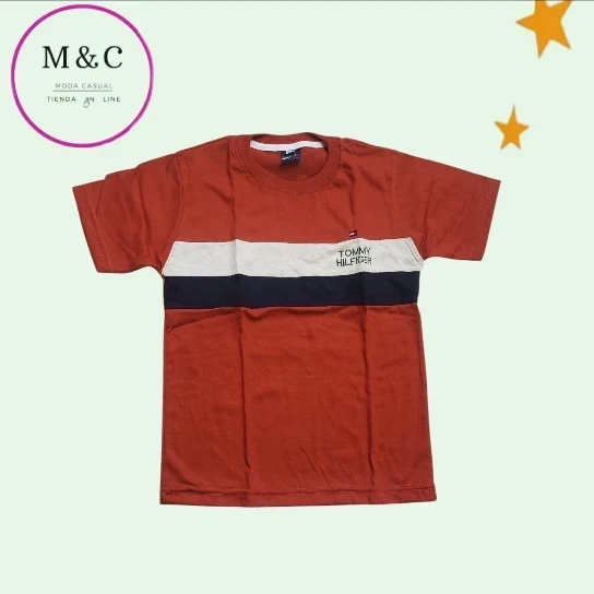 Playera T-4 manga corta