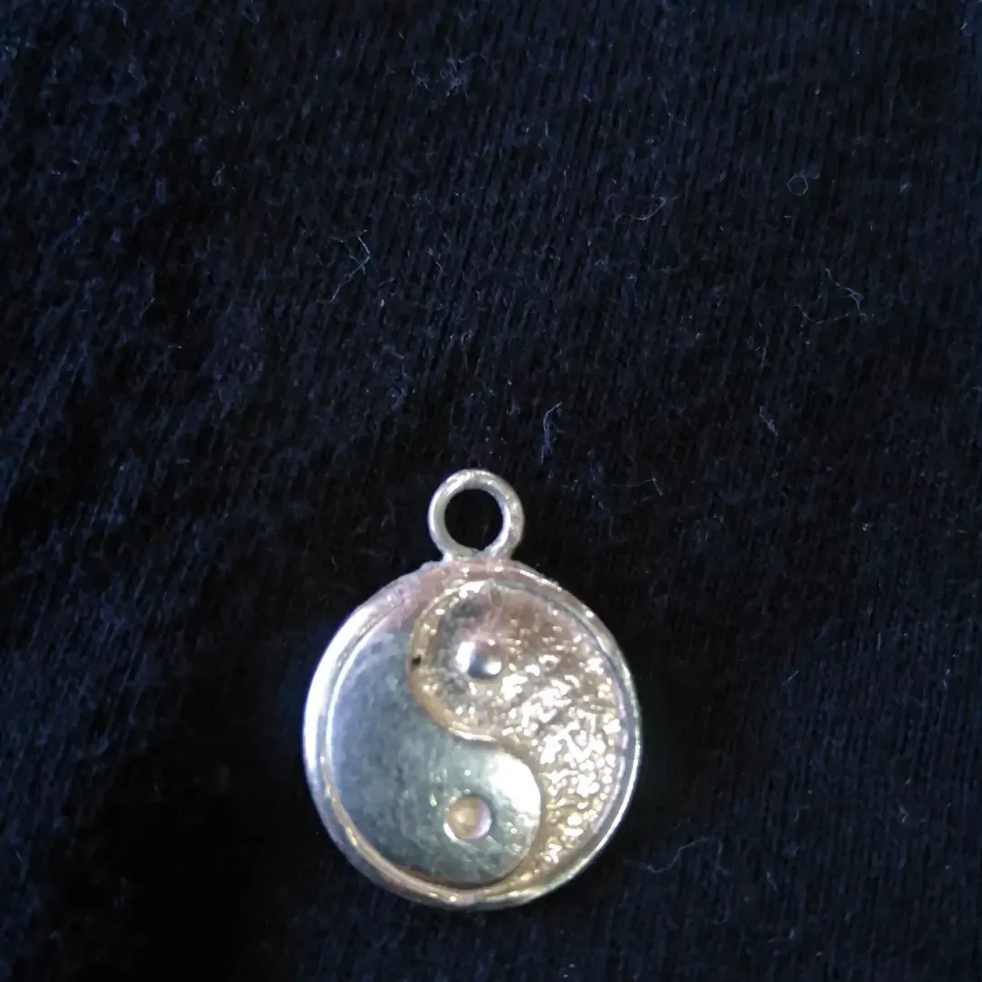 Colgante de plata Ying Yang,plata origen INDIA 