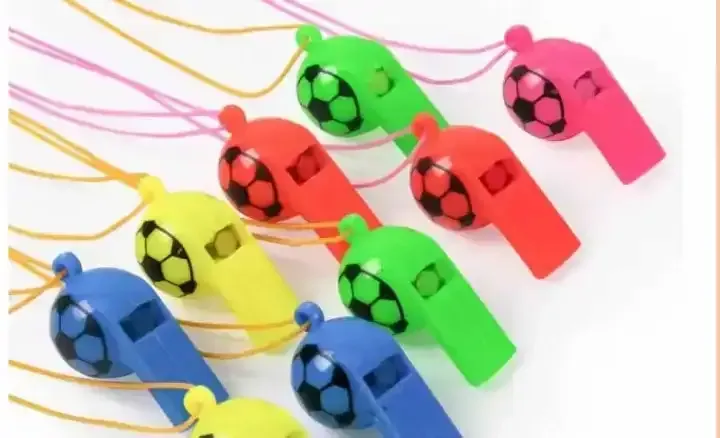 Silbato pelota colores fluo 