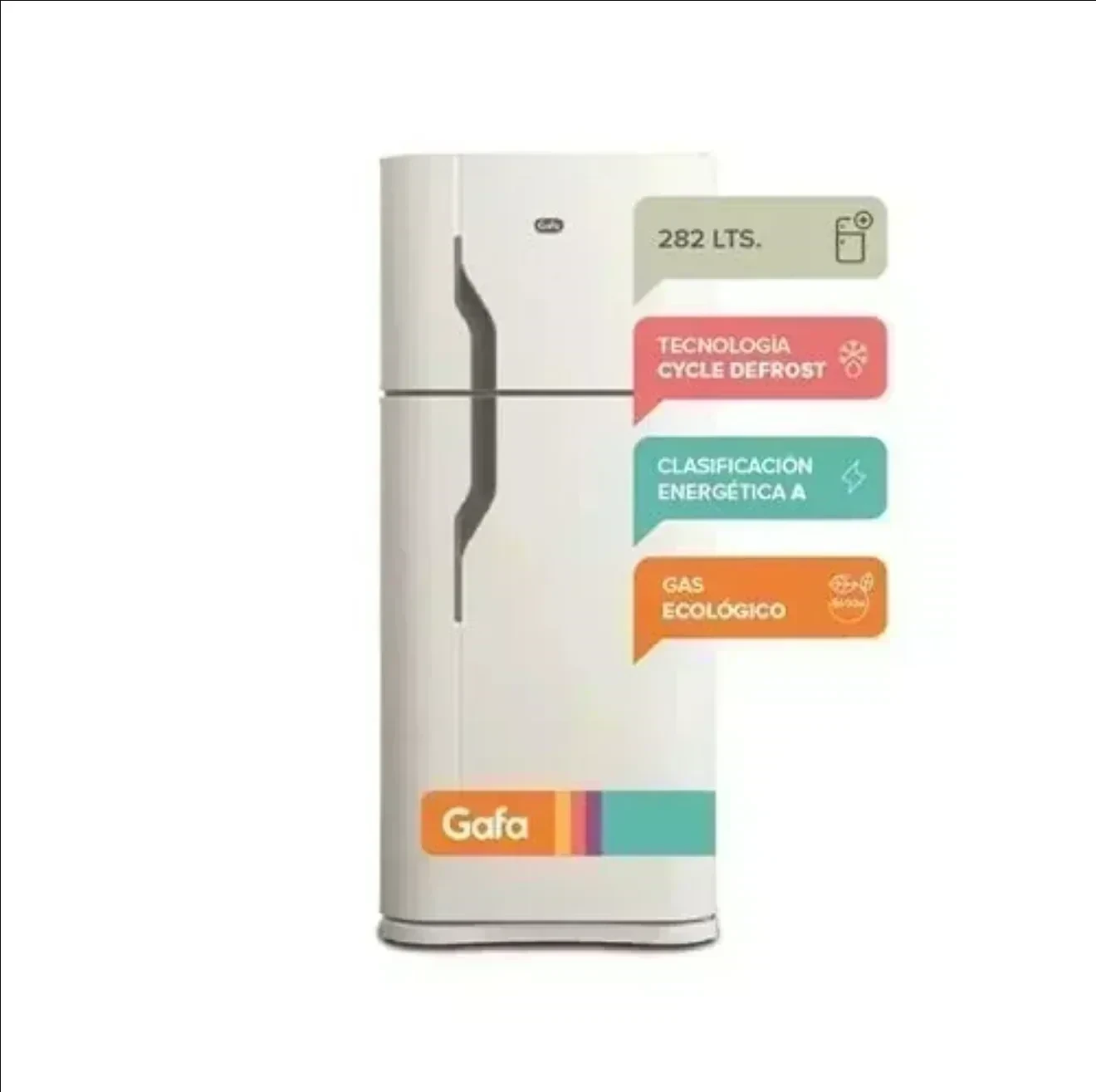 Heladera Gafa HGF358AFB 282Lts 4