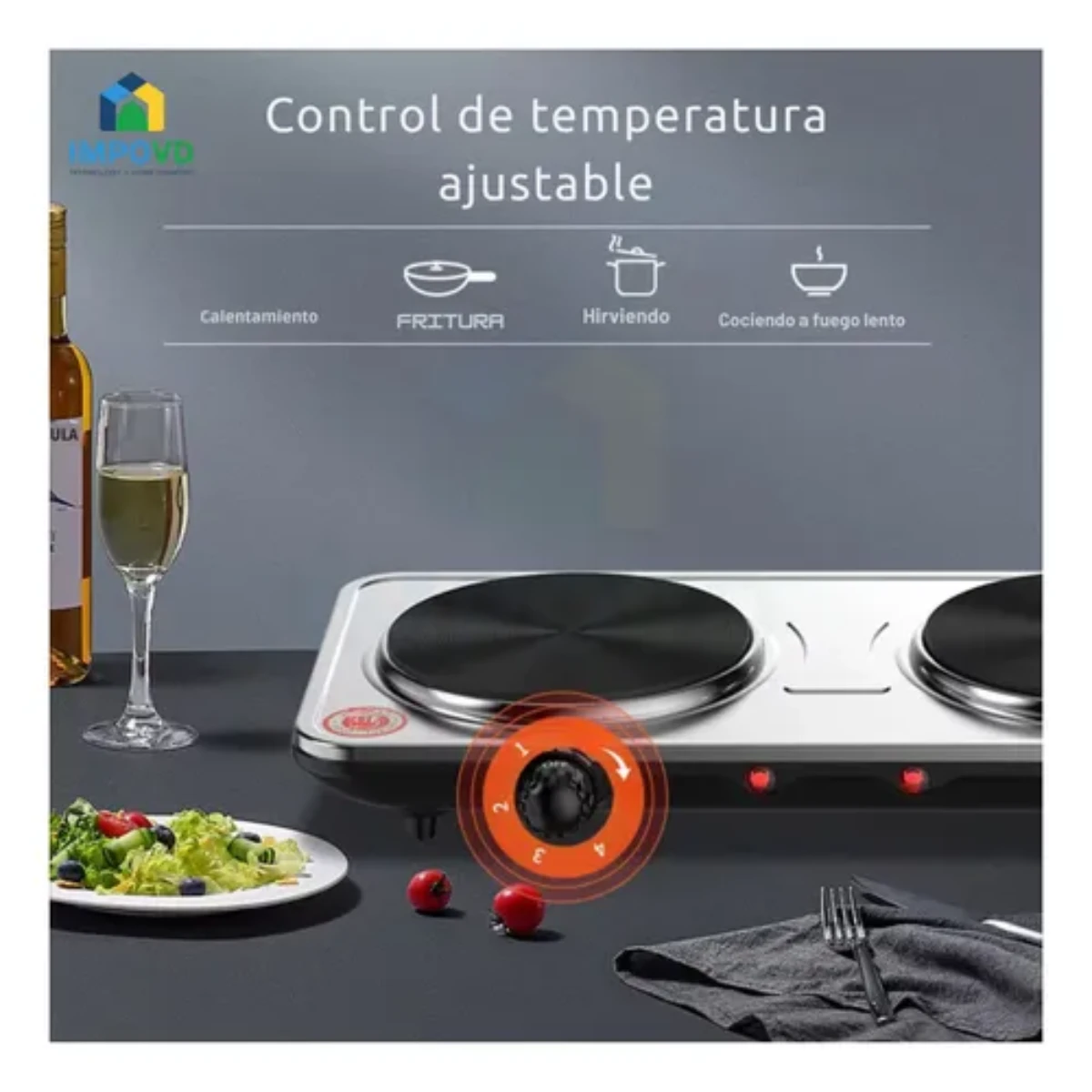 Estufa Eléctrica Sokany  2