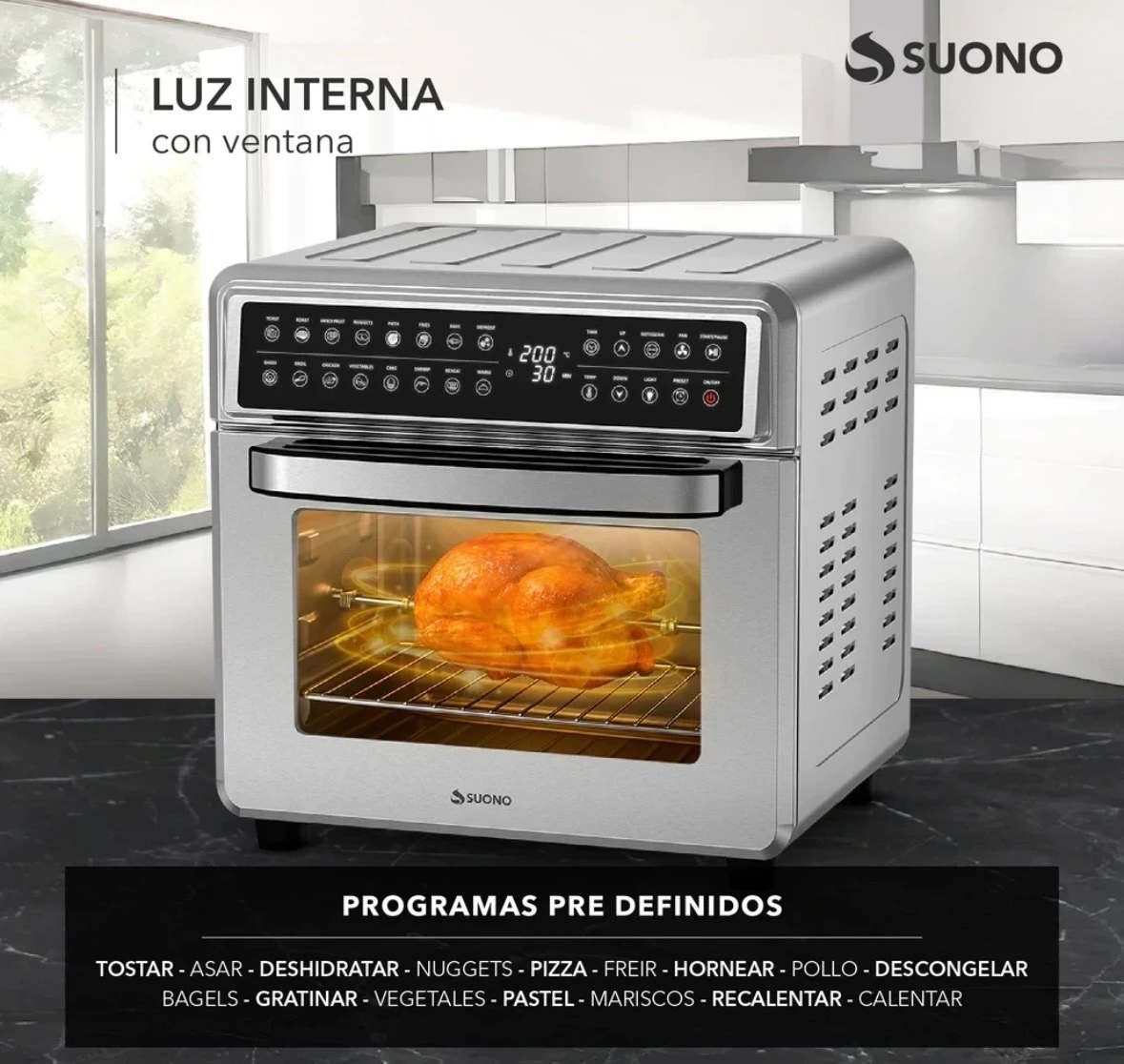 HORNO FREIDORA DE AIRE 23L