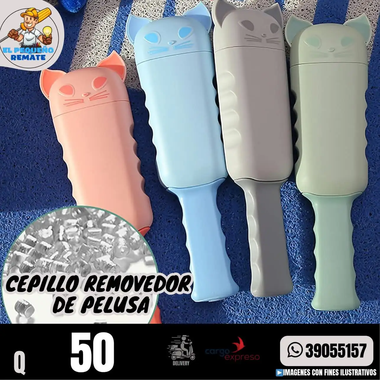 CEPILLO REMOVEDOR DE PELUSA 