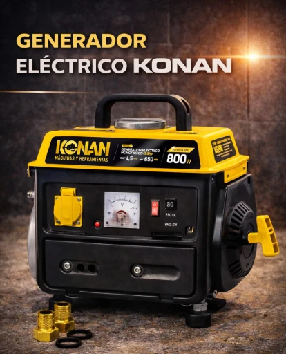 GENERADOR ELECTRICO KONAN KGE800 3600RPM