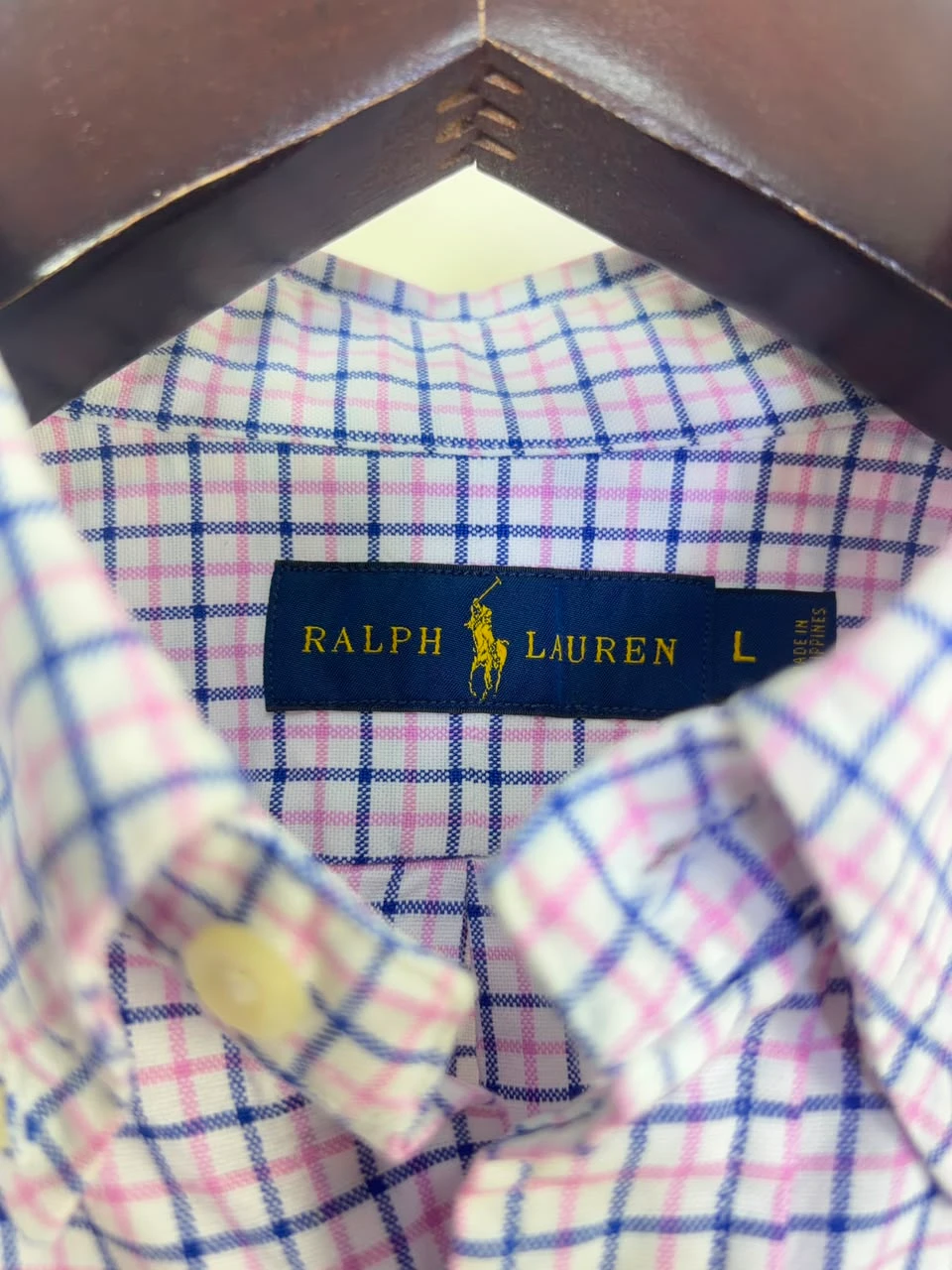 RALPH LAUREN CHECK LONG SLEEVE SHIRT 2