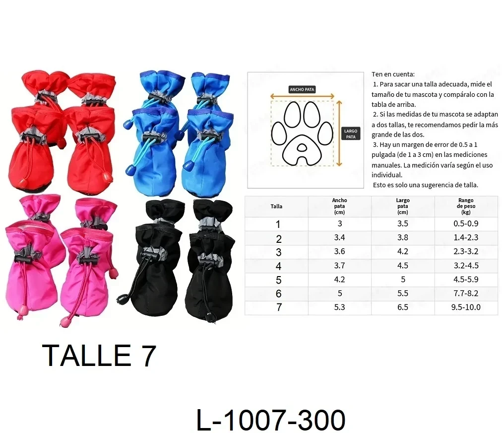 ZAPATILLA T.7 IMPERMEABLE 
