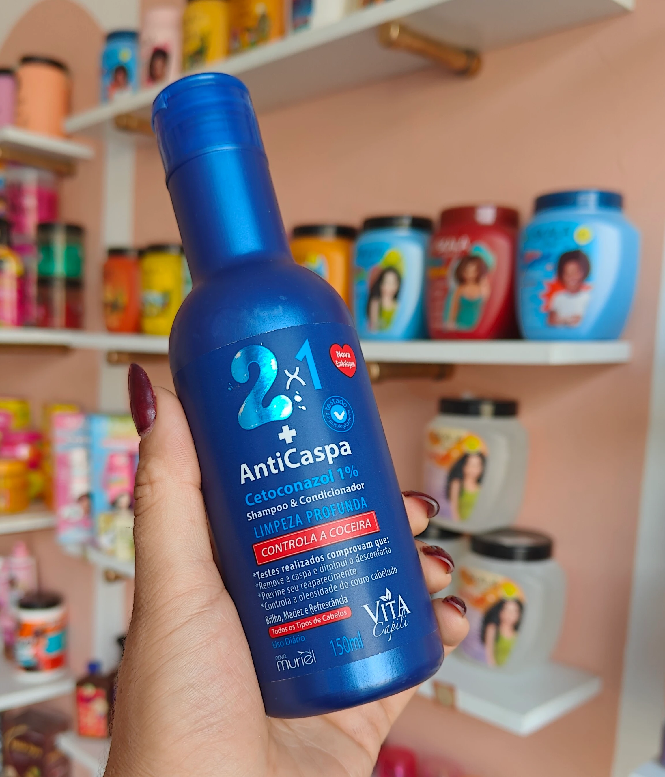 Champú 2 en 1 anticaspa limpieza profunda