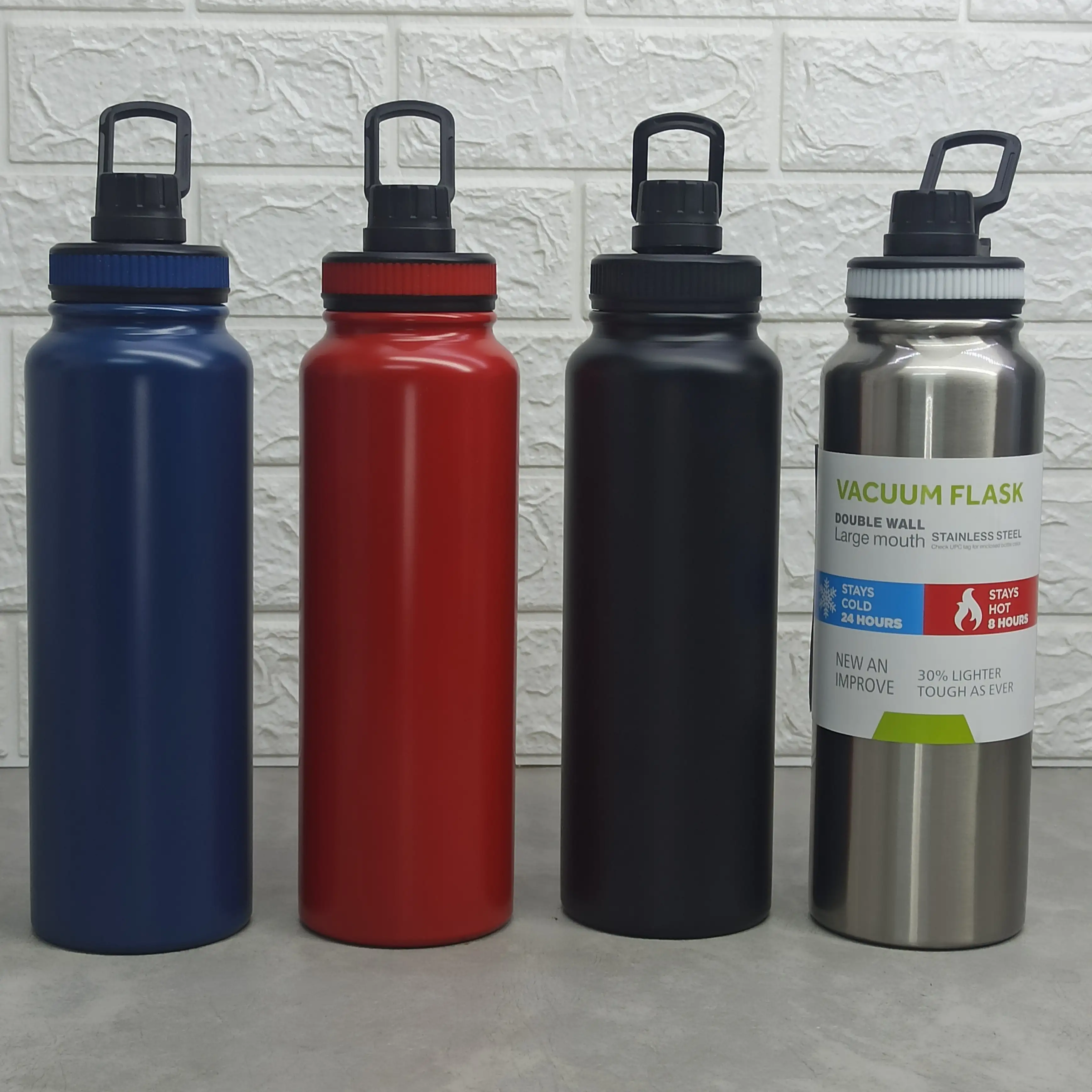 Termo 1 litro deportivo acero inoxidable