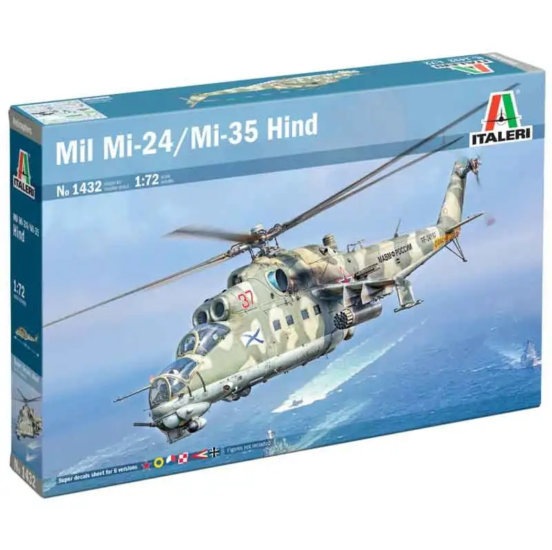1/72 Italeri Mil Mi-24P / Mil Mi-35P Helicopter 