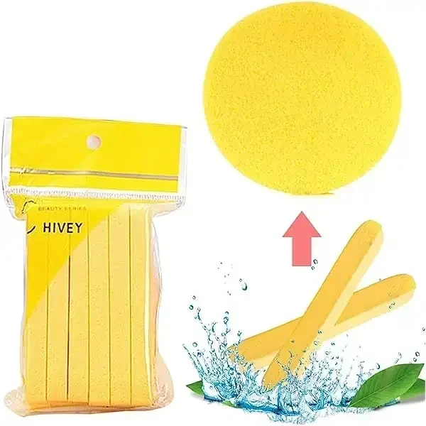Set 12 Esponjas Comprimidas para Limpieza Facial