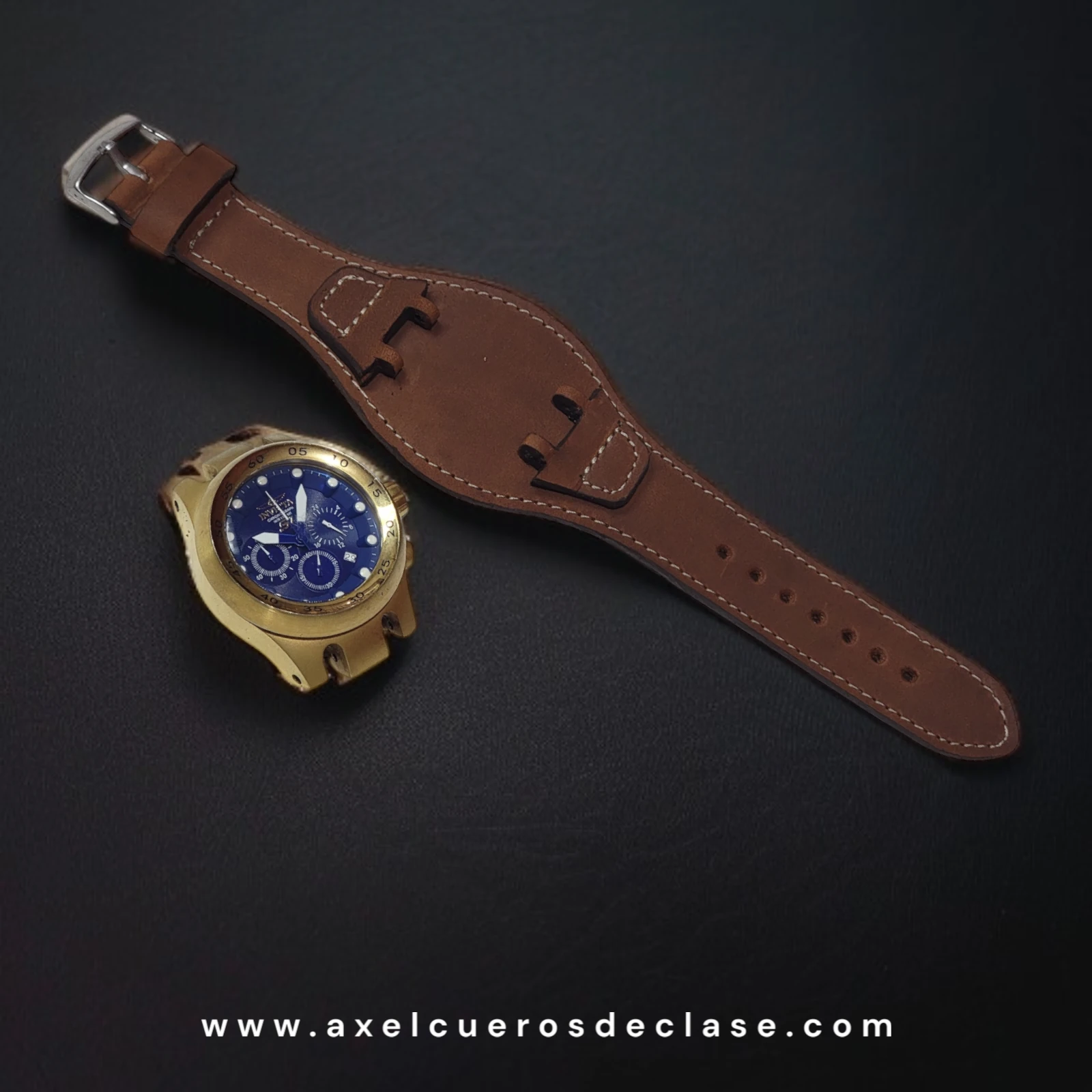 Brazalete cuero crazy invicta  6
