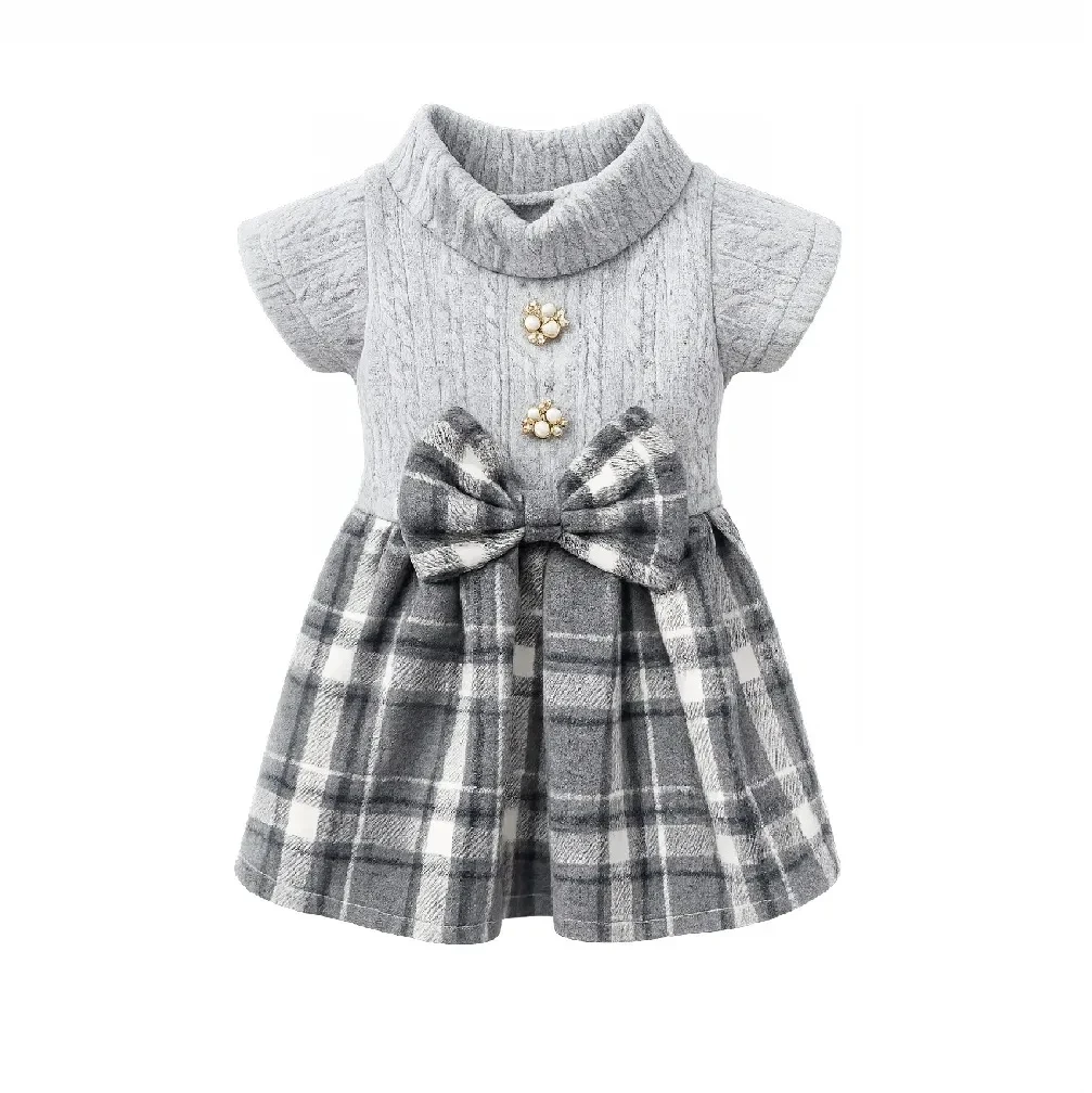 Vestido Escosés Coquette gris