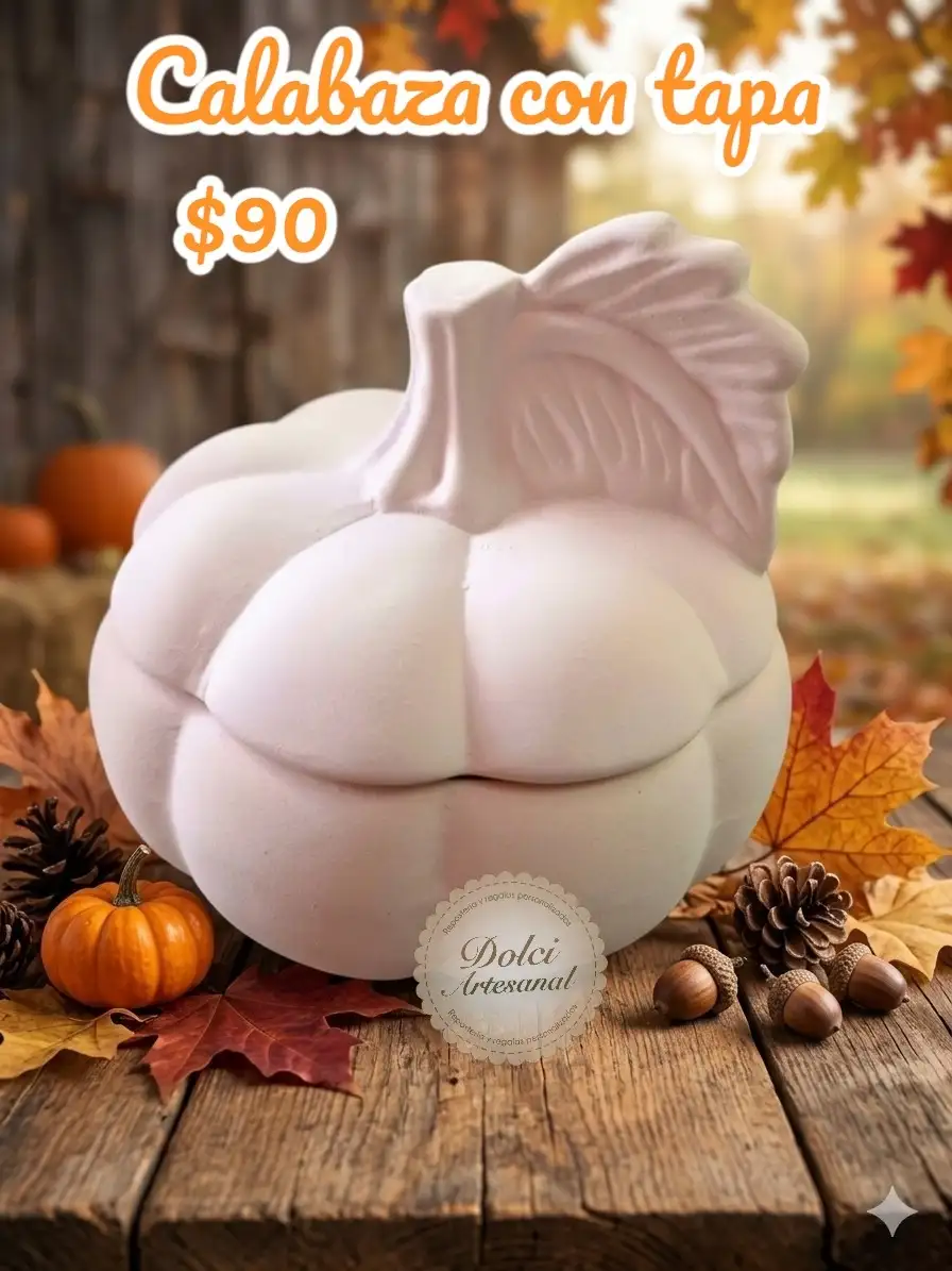 Calabaza con tapa pequeña 