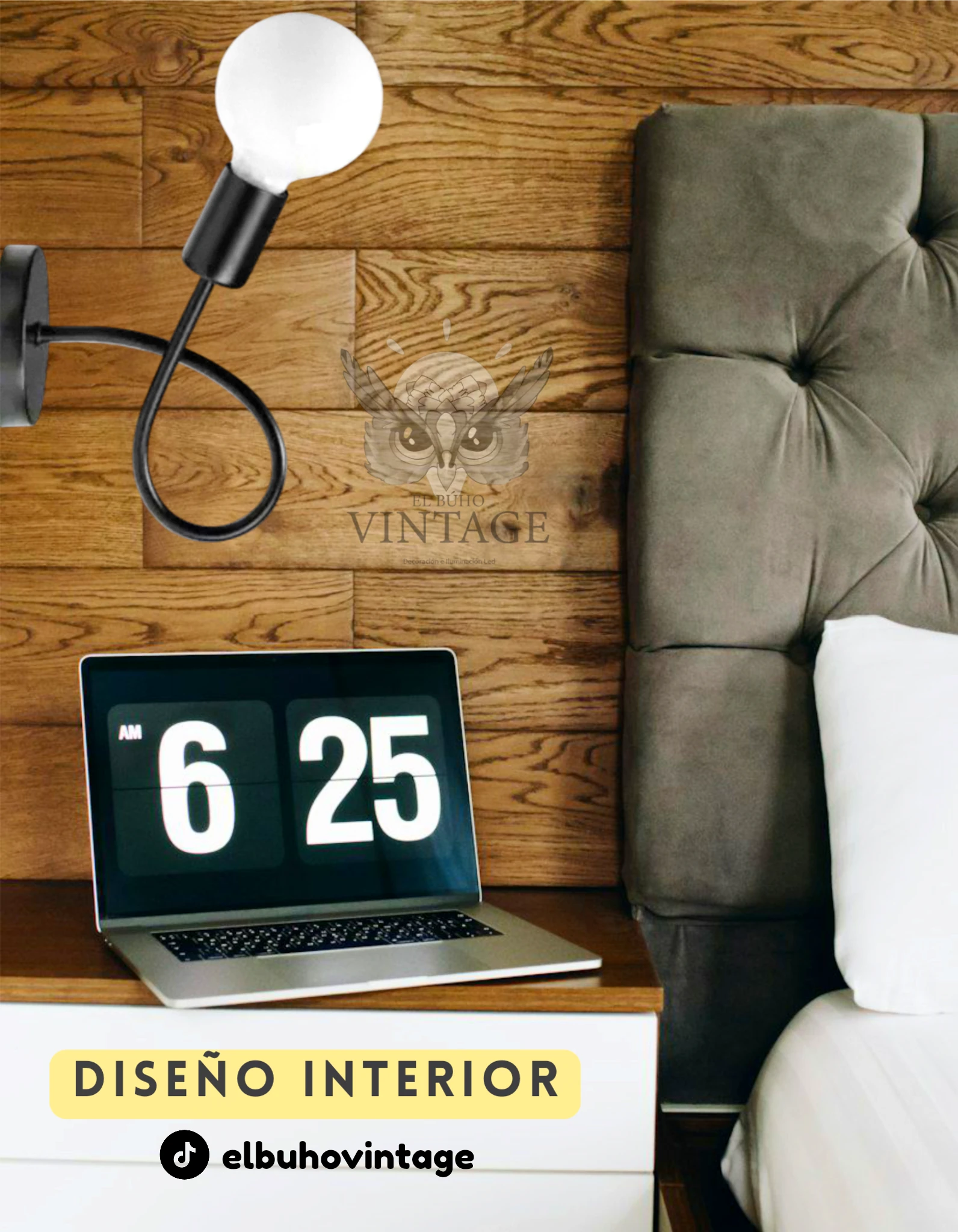 APLIQUE LED DECORATIVO LOFT  3