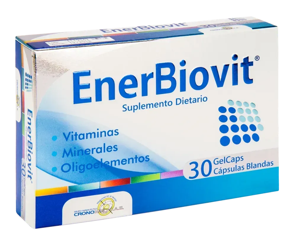 ENERBIOVIT CJA X 30 SOFTGEL SUPLEMENTO DIETARIO CRONOMED 