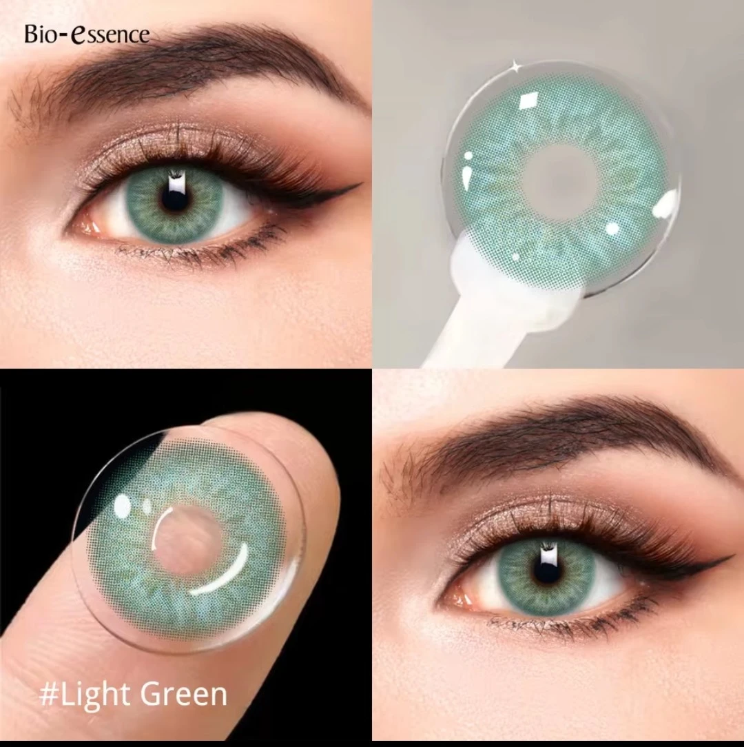 Lentes de contacto - Referencia: MISTY ROSE LIGHT GREEN  9