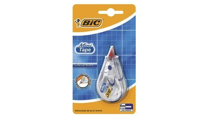 Corrector Roller 6 m Blíster Minitape Bic