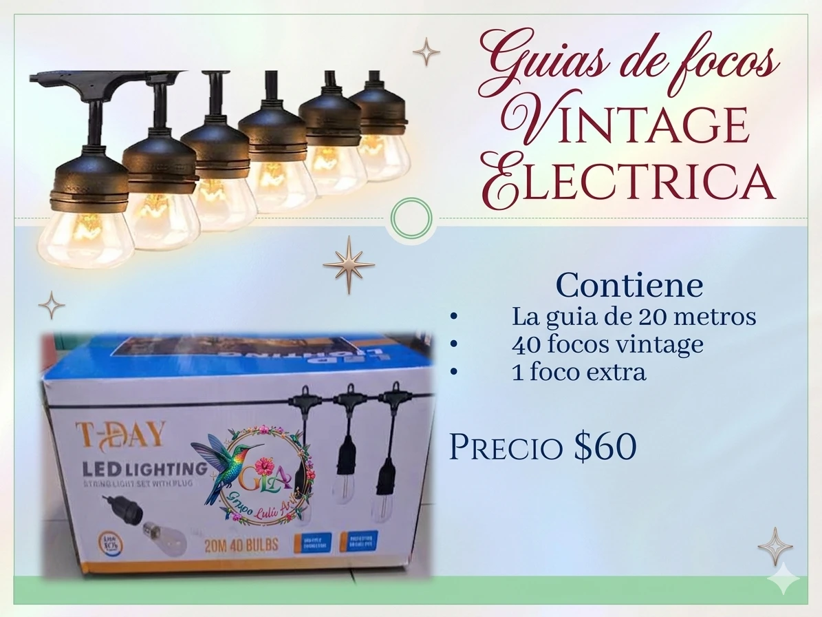 Guías vintage de 20 m