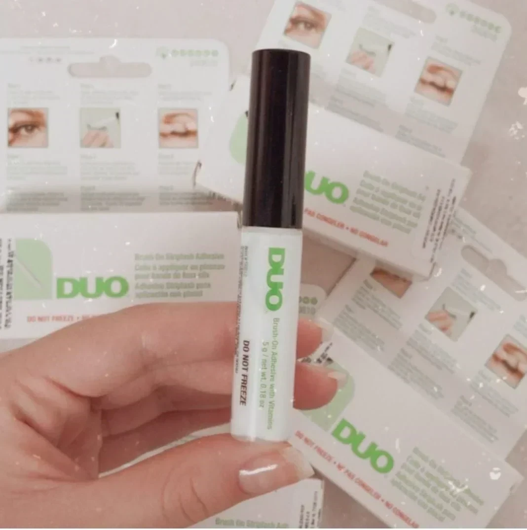 duo pegante para pestañas hipoalergico transparente verde